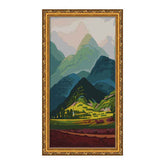 Painting by Numbers Mountains Landscape